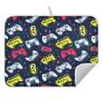 thumbnail image 3 of Game Controller Pattern Drying Dish Mat Quick Drying Absorbent Soft Durable for Kitchen 18" x 24", 3 of 10