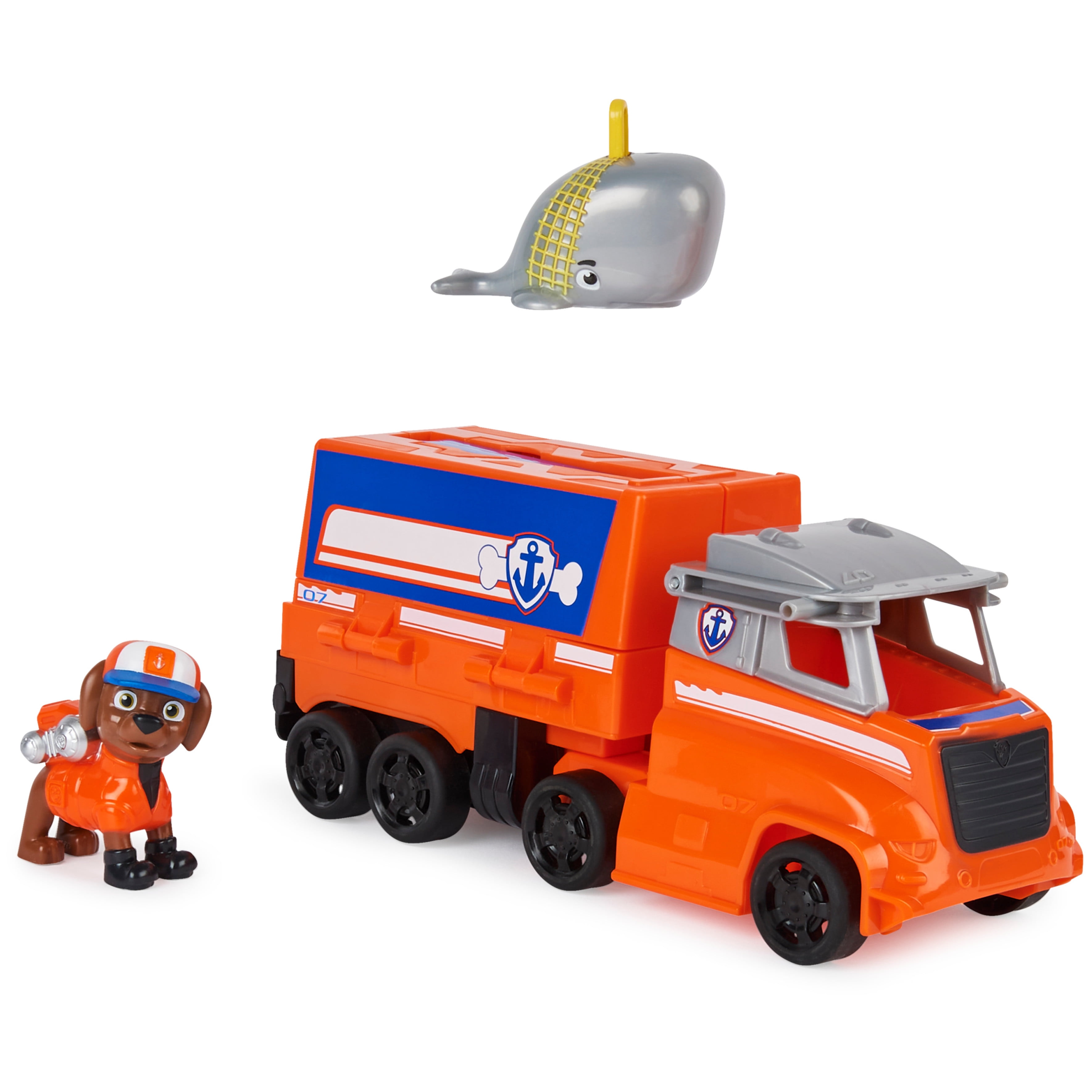 PAW Patrol, Big Truck Pup’s Zuma Transforming Vehicle and Figure