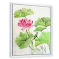 thumbnail image 3 of Designart 'Dragonfly and Lotus' Traditional Framed Canvas Wall Art Print, 3 of 5