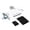 White, variant on Micro SD Card Reader for Android Micro SD Card To USB Adapter USB C SD Card Reader for Camera Memory Card Reader Wansurs 6 in 1 SD Card Reader