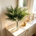 thumbnail image 5 of 2026 Christmas Home Party Decoration Artificial Cedar Sprigs With Red Berry Picks Faux Evergreens Pines Branches For Christmas Wreaths Holiday Mantel Vase Centerpiece Decor, 5 of 6