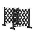 thumbnail image 2 of Tcbosik 2 Pack Wood Garden Fence, Freestanding Extendable Fencing, Trellis Fence for Home Yard Garden Indoor Outdoor, Black, 2 of 8