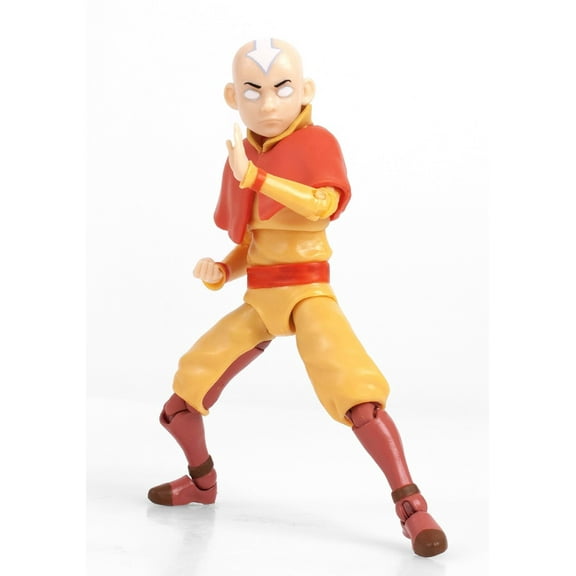 Avatar The Last Airbender Aang - The Loyal Subjects BST AXN 5" Action Figure, Think 3Fold, Gifts