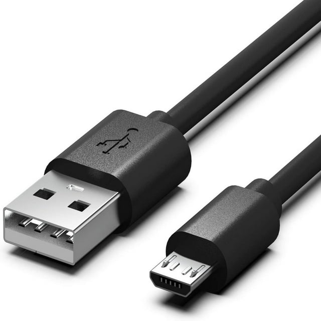 HLONK Micro USB Cable USB 2.0 A-Male to Micro B Cable Fast Charging Cord High Speed USB Durable Android Charger Cable (1 Pack 3ft)