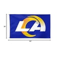 thumbnail image 2 of Los Angeles Rams Drapeau Équipe 3x5, 2 of 2