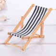 thumbnail image 1 of 10x Muebles en miniatura Silla de camping plegable Silla de playa Silla para 1: 6, 1 of 5