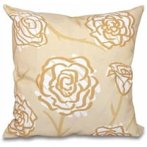 Simply Daisy 16" x 16" Spring Floral 2 Floral Print Pillow, Yellow