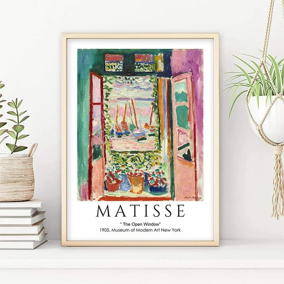 AVOI Henri Matisse Wall Art Prints - Matisse Canvas Wall Art Picture Matisse Landscape Poster Henri Matisse Exhibition Poster Matisse at Collioure Print Abstract Matisse Artwork Decor
