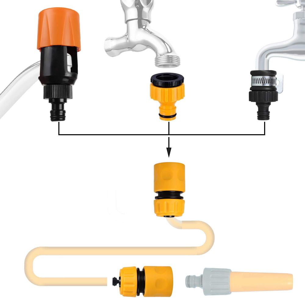 expanding/x hose/flat hose replacement threaded connectors,hozelock compatible 