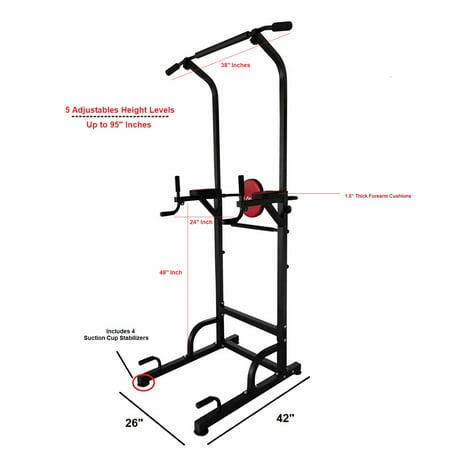 X Factor Multi Function Pull Up Chin Dip Station Home Gym Stand Vkr 8 Ft Fitness Adjustable Power Tower Workout Exercise Machine Canada - Diy Pull Up Dip Station Plans