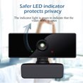 thumbnail image 3 of ZECATL Webcam with Microphone, 1080P Webcam Streaming Computer Web Camera with 110° Wide View Angle, PC Laptop Desktop Camera 1080P HD Webcam USB PC Webcam, 3 of 9
