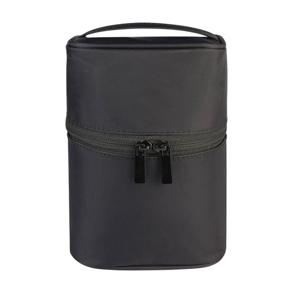 Kraoden Large Capacity Makeup Organizer Cosmetic Bag Waterproof Travel Makeup Storage Pouch Handheld Multifunctional Cosmetic Finishing Bag for Daily Use