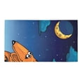thumbnail image 2 of MKHERT Cartoon Funny Fox Looking At Cheese-moon Doormat Non-slip Bath Mat Floor Mat 30x18 inch, 2 of 3