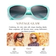 thumbnail image 7 of Giselle Cat Eye Rhinestone Kids Retro Sunglasses for Teens Girls Children Age 6-14 Trendy Glasses, 7 of 7