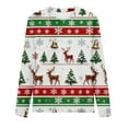 thumbnail image 4 of Craaazy Christmas Shirts Womens Round Neck Long Sleeve Christmas Printed Shirts Gifts, 4 of 4