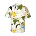 thumbnail image 3 of Bixox Men's Hawaiian Shirts Men's Bees Collecting Nectar Print Short-Sleeve Shirt-Medium, 3 of 8