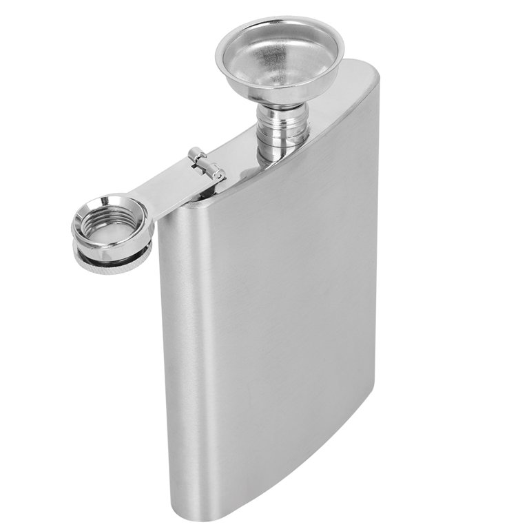 Verano Stainless Steel Hip Flasks 8 oz. Set of 10, Bulk Pack - Great for  Wedding Party Gifts, Groomsmen Gifts, Outdoor Activities - Silver 