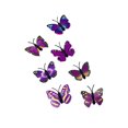 thumbnail image 4 of ZheElen 7pcs/set Colorful Butterflies Clips For Teenager Women - Fashionable And Exquisite Craftsmanship purpel 4.5cm 5Set, 4 of 6