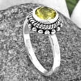 thumbnail image 4 of Natural Lemon Quartz 925 Sterling Silver Ring size 7-9 Jewelry R-1245 DGR1111_D_7 R-1245, 4 of 7