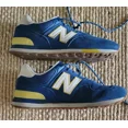 thumbnail image 4 of New balance 574 men 9.5 shoes blue white and yellow great condition, 4 of 5
