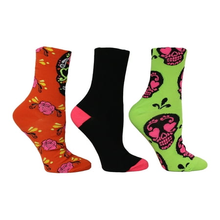 

Betsey Johnson Crew Soft Spooky Fun Socks 3-pack (Women s)