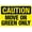Warning Sign 5, variant on Move On Green Only Warning Sign - 8"x12" Truck Security Metal Sign, Indoor Outdoor Use for Road, Yard, Garage, Street, Business