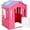 Pink, variant on HomeStock Playhouse - Indoor & Outdoor Kids Play Home - Backyard Garden Playroom Fun-Color:Pink