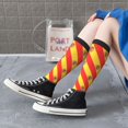 thumbnail image 7 of Flag Of Spain Knee High Socks for Women Long Leg Warmers Socks, 7 of 7