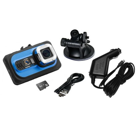 Top Dawg EagleEye 1080p DVR Dash Camera with G-Sensor and 8 GB SD Card