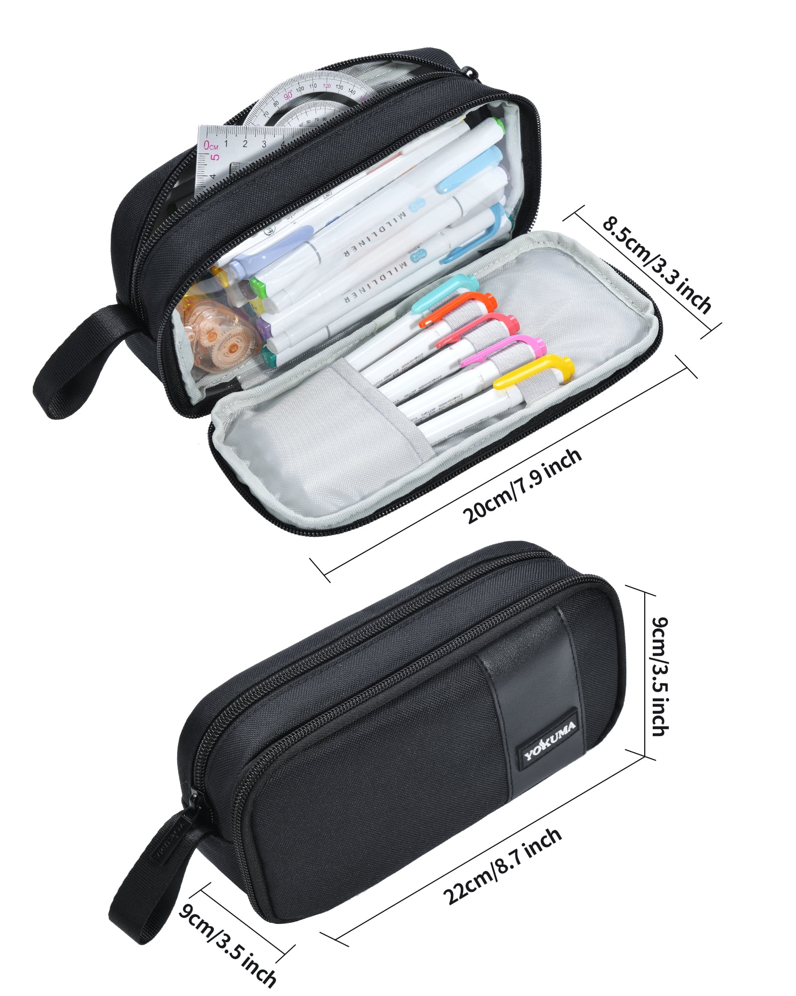 Kids Pencil Case, Kawaii Pencil Case With Hamster Design, Organic Pencil  Case, Small Makeup Bag 