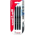 thumbnail image 1 of wqlpp-uni-ball Air Micro UBA-188M Stylo à Bille Roulante - Noir, Lot de 3, 1 of 4