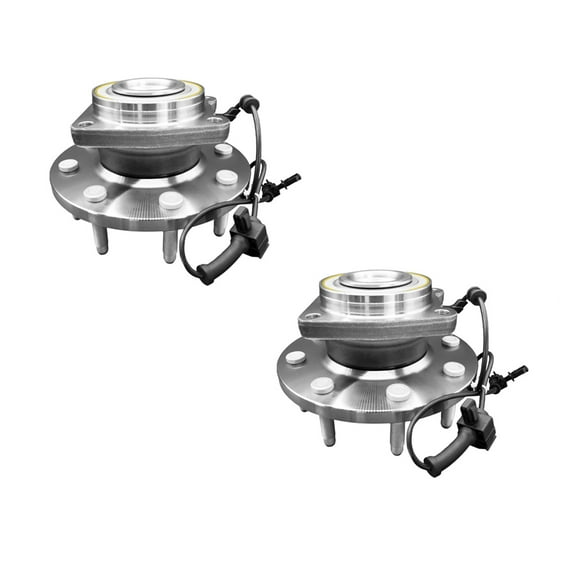 Pair of 2 Front Wheel Hub Bearing Assembly For 2011-2019 GMC Sierra 2500 HD 4WD