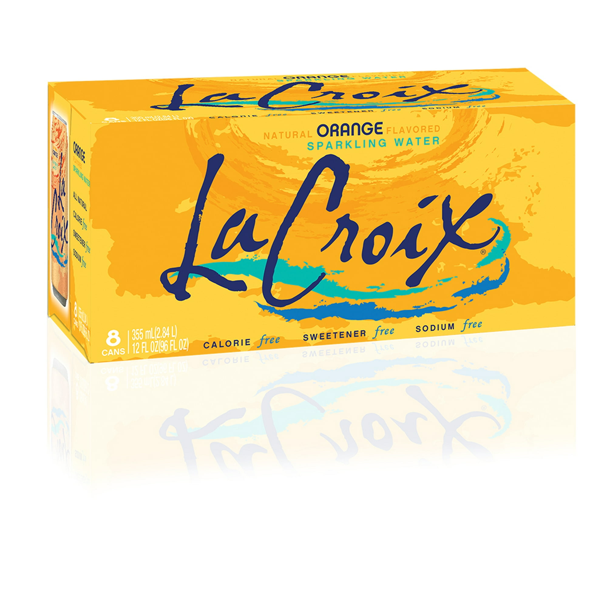 LaCroix Sparkling Water, Orange 8 Pack - 12 Oz