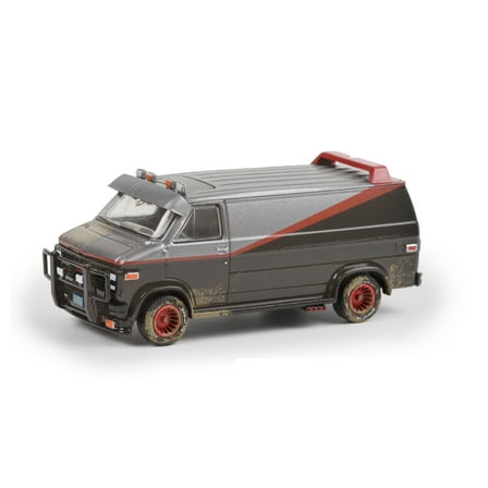 1983 GMC Vandura Van (B.A.'s) Weathered Version, The A-Team - Greenlight 44865F/48 - 1/64 scale Diecast Model Toy Car
