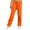 Orange, variant on Womens Pants Woman Pants Casual Orange Baggy Pants Women Loose Work Pants for Women Womens Trousers High Waisted Womens Capris for Summer