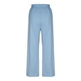 thumbnail image 6 of Lmnyox Wide Leg Dress Pants for Women Summer Casual High Waist Palazzo Pants Business Lounge Pants, 6 of 7