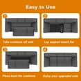 thumbnail image 5 of Homyfort Couch Cushion Support for Sagging Seat - Sofa Saver Protector Insert Board Sagging Cushions,Sofa Replacement Parts Fit Most Couch with Non-Slip Durable Surface & Thick MDF Board, 5 of 10