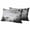 Black, variant on Purple Ombre Clouds Outdoor Waterproof Throw Pillow Covers 20x12 Set of 2, Modern Abstract Art Gradient Cloud Decorative Pillowcases Cushion Pillowcase for Couch Sofa Patio Outside Pillow Protector