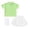 Green, variant on KAUOD Athletic Golf Outfits for Girls Short Sleeve Polo Shirt, Puff Mini Skirt, Socks Summer Tennis Soccer Clothes Set