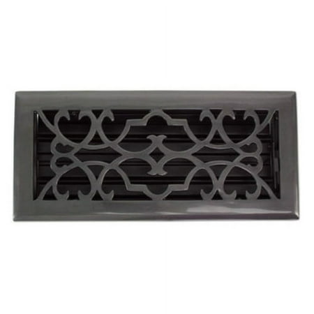 Brass Elegans 120C 2 1/4" X 14" Victorian Series Solid Brass Decorative Floor Register