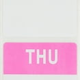 thumbnail image 4 of THURSDAY (Day of the Week) Labels, Pink/White, 500 labels per roll, 1-9/16" x 1-9/16" or 40mmx40mm, 108 Rolls, 4 of 5