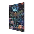 thumbnail image 2 of 8x12 inch Picture Canvas Wall Art Fantasy Dragonflies & Flowers,Home Decor Bedroom Accessory,Modern Style Dragonflies & Flowers Decorative Painting,Gifts For Dragonflies Lovers,Garden Yard, 2 of 6