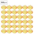 thumbnail image 3 of LetCart 500 Piezas Parche De Halloween Tela No Tejida Parche Decorativo Festival Accesorio De Confeti De Broma(Pumpkin), 3 of 5