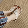 thumbnail image 5 of Women's Sandals Comfortable Flip Flops for Women with Arch Support Summer Casual Wedge Sandals Shoes Casual, 5 of 8