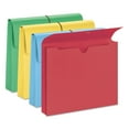 thumbnail image 3 of Expanding Wallet With Elastic Cord, 2" Expansion, 1 Section, Letter Size, Assorted, 50/Box, 3 of 6