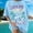 Sky Blue, variant on LINGLANG Womens Tops Casual Oversize Loose Fit Short Sleeve Topstylecasualsummer Under $5
