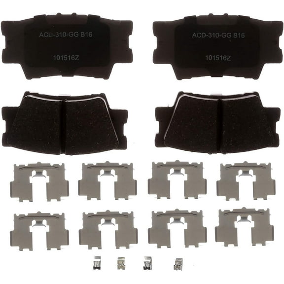 Disc Brake Pad Set Fits select: 2006-2018 TOYOTA RAV4, 2007-2017 TOYOTA CAMRY