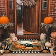 thumbnail image 4 of 50x80cm Thanksgiving Non-Slip Floor Mat Maple Leaf Entry Door Mat Fall Decor Welcome Mat Autumn Home Decor Pumpkin Theme Outdoor Indoor Doormat Holiday Season Decor, 4 of 6