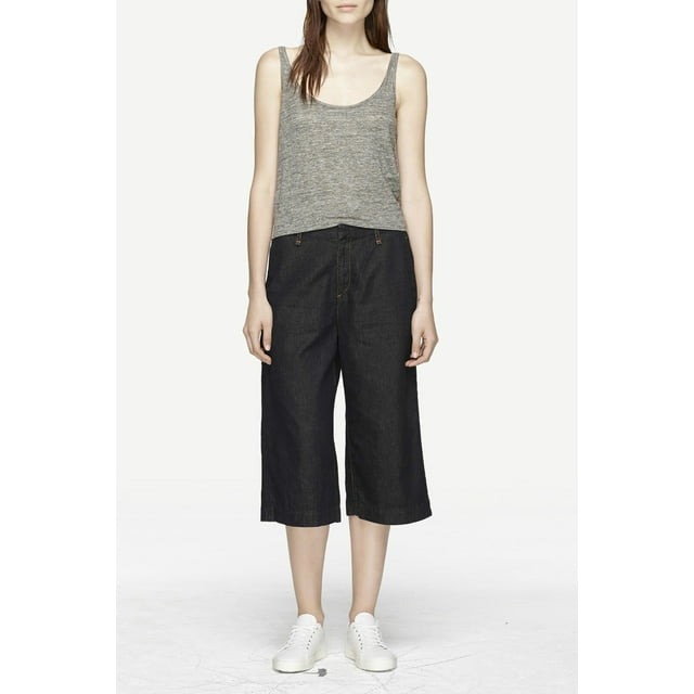 $220 RAG & BONE / JEAN Cropped GAUCHO BAGGY Wide Leg HARROW Jeans ( 26 )