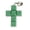 Green, variant on Silicone Cross Squeezer Fidget Toys Squishy Keyboard Keys Accessory for Adult Stress Relief, Mechanical Click Feel Sensory Gadget for Office Desk, Keychain Pendant, Random Colors